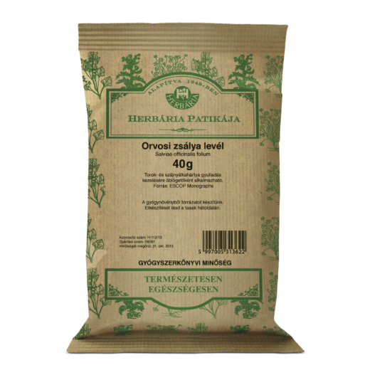 Herbária Orvosi zsálya levél 40 g Herbária Orvosi zsálya levél 40 g